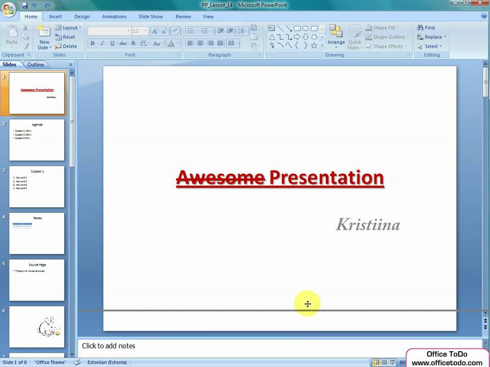 how to add video to powerpoint 2007