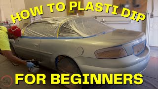 Step-by-Step Guide to spray wrap your car with Plasti Dip