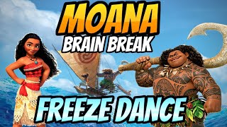 Moana Freeze Dance Brain Break Gonoodle Inspired Just Dance