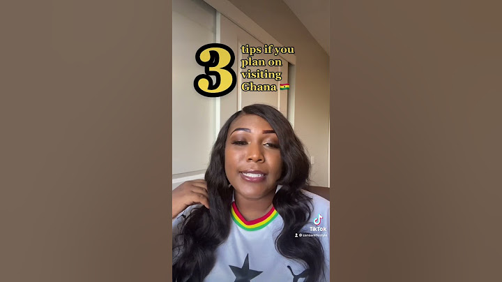 Traveling to #ghana listen up