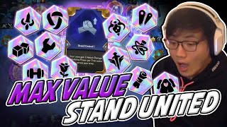 This is how y๐u get MAX value from Stand United (12 traits)