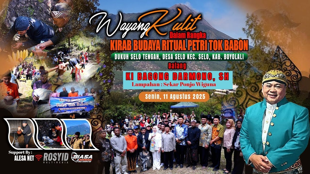 LIVE Wayang Ki Bagong Darmono Kirab Budaya Ritual Petri Tok Babon