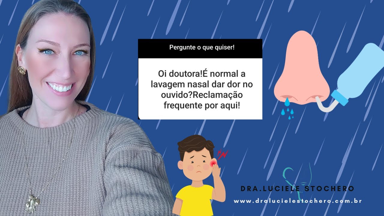 É normal a lavagem nasal dar dor de ouvido?Será que a lavagem causa ...