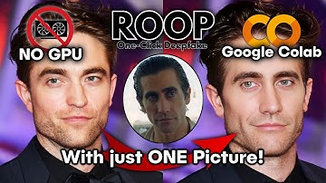 5 Minute DeepFake (For images) No GPU with only 1 target image, ROOP Google Colab (Android and PC)