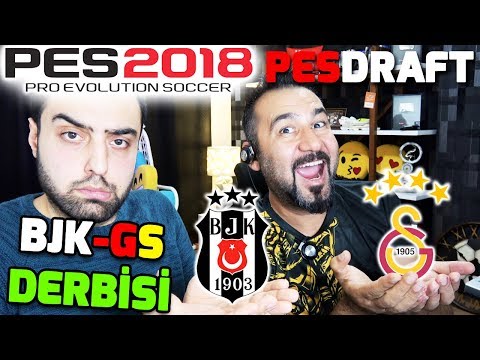 BEŞİKTAŞ-GALATASARAY DERBİ KARMASI CHALLENGE! | PES 2018 PESDRAFT