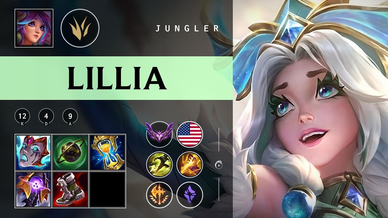 Lillia Jungle vs Aatrox - NA Master Patch 25.24