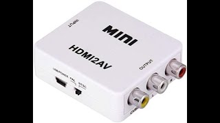 SOLUCION DEFINITIVA CONVERSOR HDMI2AV CON PS2