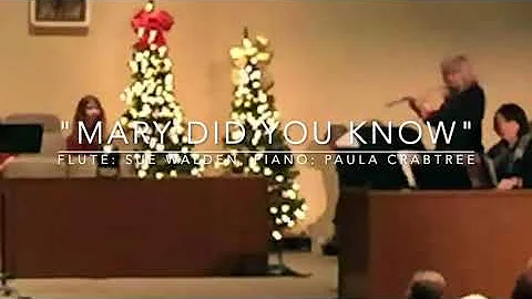 "Mary Did You Know?"