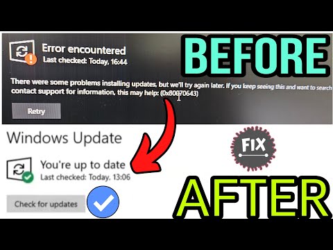 Error Encountered Windows