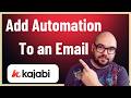 How to add an Automation to an Email in Kajabi