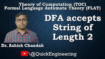 DFA accepts String of Length 2 | Theory of Computation | Ashish Chandak