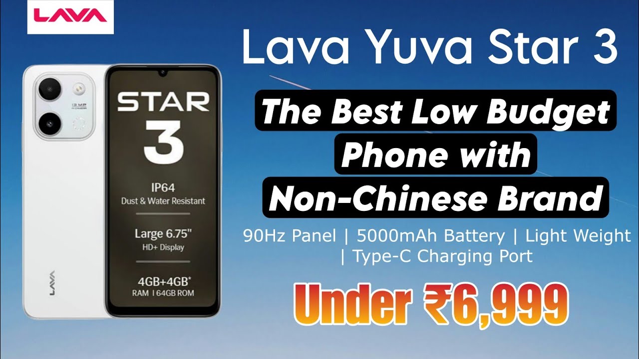 Lava Yuva Star 3 - The Best Low Budget Smartphone with Good Specs & Pricing!