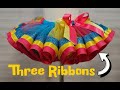 How to Make a Ribbon Trim Tutu with Three Ribbons