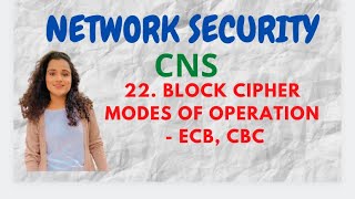 #22 Block Cipher Modes Of Operation - Part 1  |CNS|