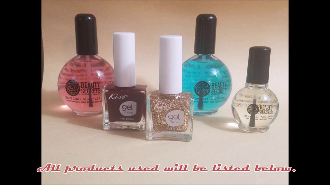 Nail Art A Quick Manicure Using Dollar Tree Nail Polish YouTube