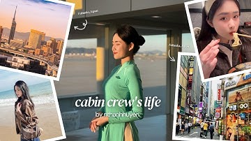 đầu tuần ở Nhật Bản, cuối tuần ở Hàn Quốc | cabin crew