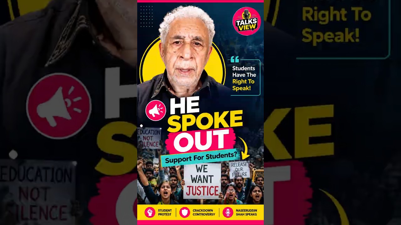 Why Naseeruddin Shah Spoke Out Now
