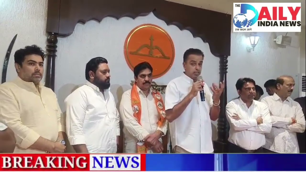 Shiv Sena MP Milind Deora Speech In Balasaheb Bhavan During Minority Join Shiv Sena Shinde Faction 
