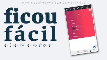 → COMPLETO: Como Criar Um Menu RESPONSIVO no Elementor Passo a Passo e FÁCIL