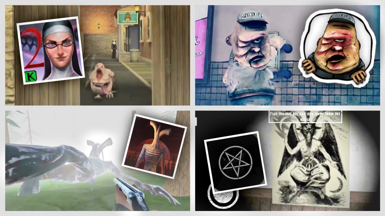 Escape Ending Scene #6 Evil Nun 2 × A Stranger Place × Scp Pipe Head × No. 129