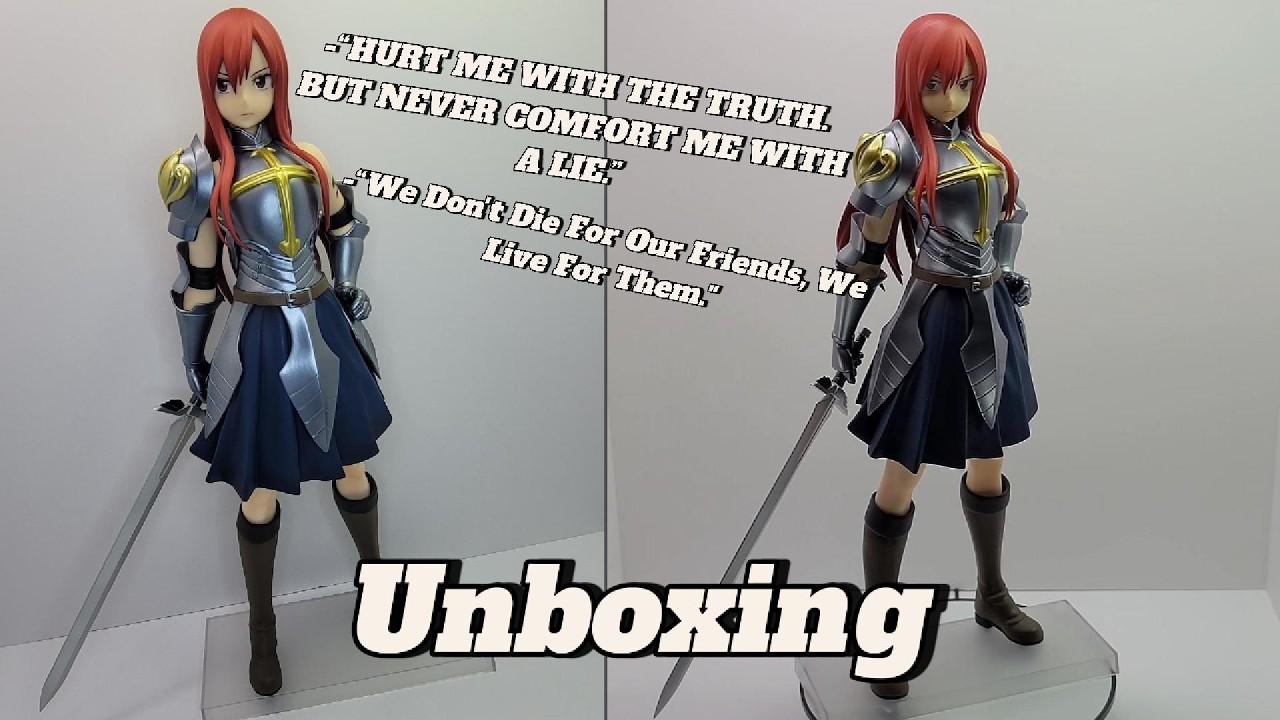 Erza XL POP UP PARADE Figure Unboxing