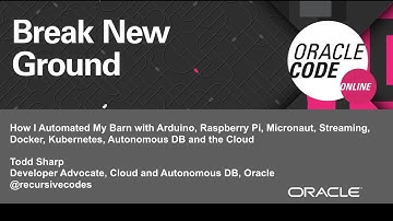 How I Automated My Barn with Arduino, Raspberry Pi, Micronaut, Docker & Oracle Autonomous Database