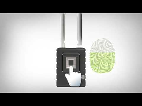 4901 Biometric Padlock: Add Fingerprints