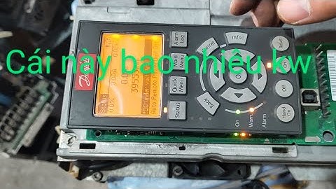cách xem thống số của biến tần danfoss fc102