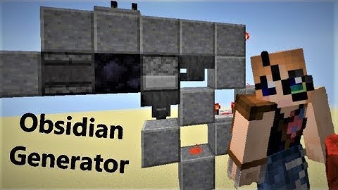 Minecraft 1.13 {tutorial} /Obsidian Generator (Semi-Automatic)\