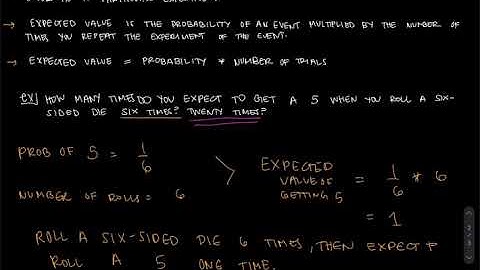 An example of expected value