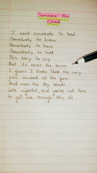 I need somebody to heal...🕊️🕊️| Lyrics| someone you loved | #lyircs #music #asthetic