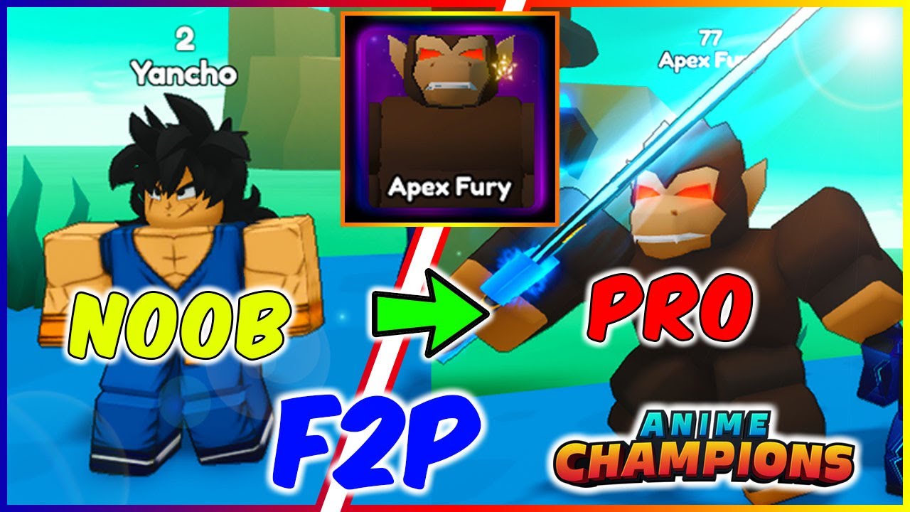 Noob to Pro as *F2P* in Anime Champions Simulator [ACS] | Roblox - YouTube
