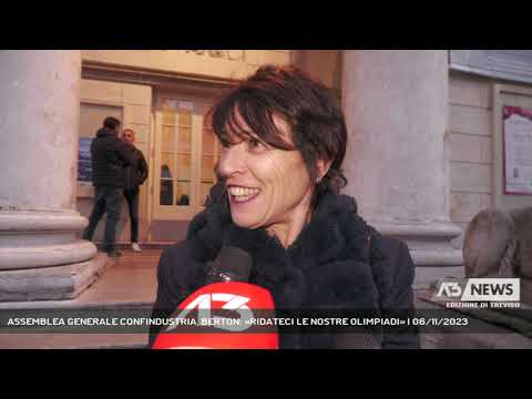 ASSEMBLEA GENERALE CONFINDUSTRIA, BERTON: «RIDATECI LE NOSTRE OLIMPIADI» | 06/11/2023