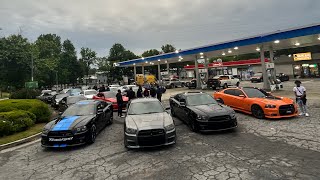 I NEVER SEEN THIS MANY SRT8 CHARGERS AT A CAR MEET BEFORE 😳
