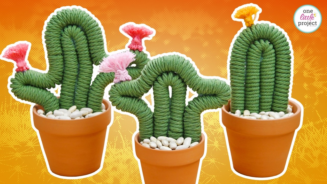 DIY Macrame Cactus | How to Make an Easy Macrame Cactus Craft