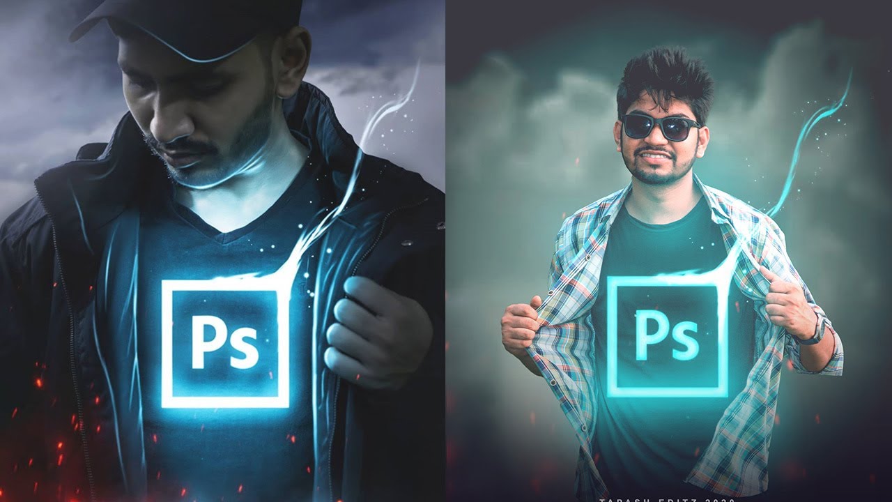 Photoshop Glowing Manipulation - YouTube