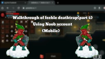 Gobattle.io | Walkthrough of Feeble deathtrap (Using  Level 9 account without wing part 2 ) | Mobile