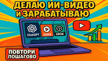 Как делать и зарабатывать на ИИ видео с ChatGPT, SORA, GROK и YouTube