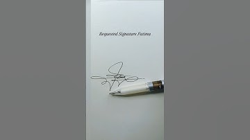 Fatima Signature Design | Intellectual Choice