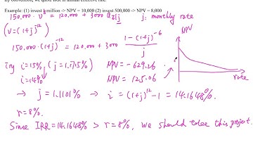 [MATH 2620 Financial Mathematics] Lecture 44:  Ch5.1 IRR