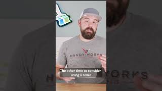 Why & When to Use a Roller to Paint Doors.  Pro Explains