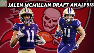 Jalen McMillan (WR) Tampa Bay Buccaneers | NFL Draft Analysis Ep17 | University of Washington