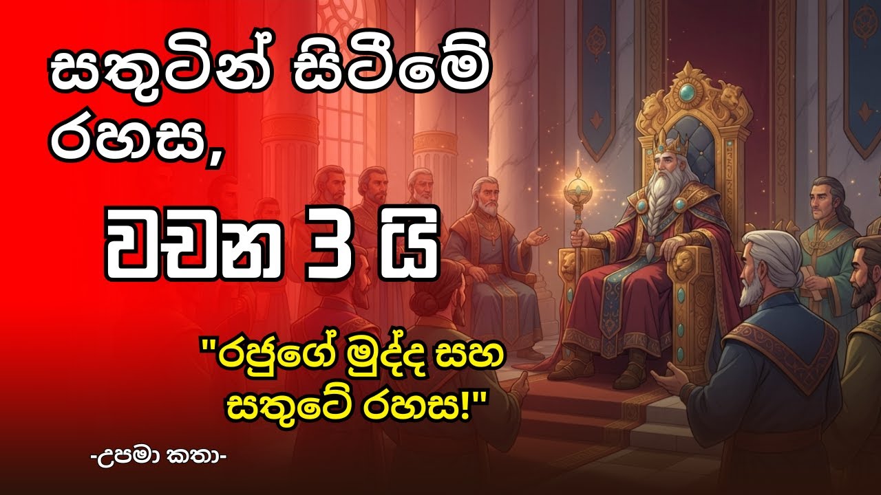 ජීවිතේ අඳුරුම දවසටත්, හොඳම දවසටත් එකම වචන 3ක් | A Story That Will Change How You See Life | Parable