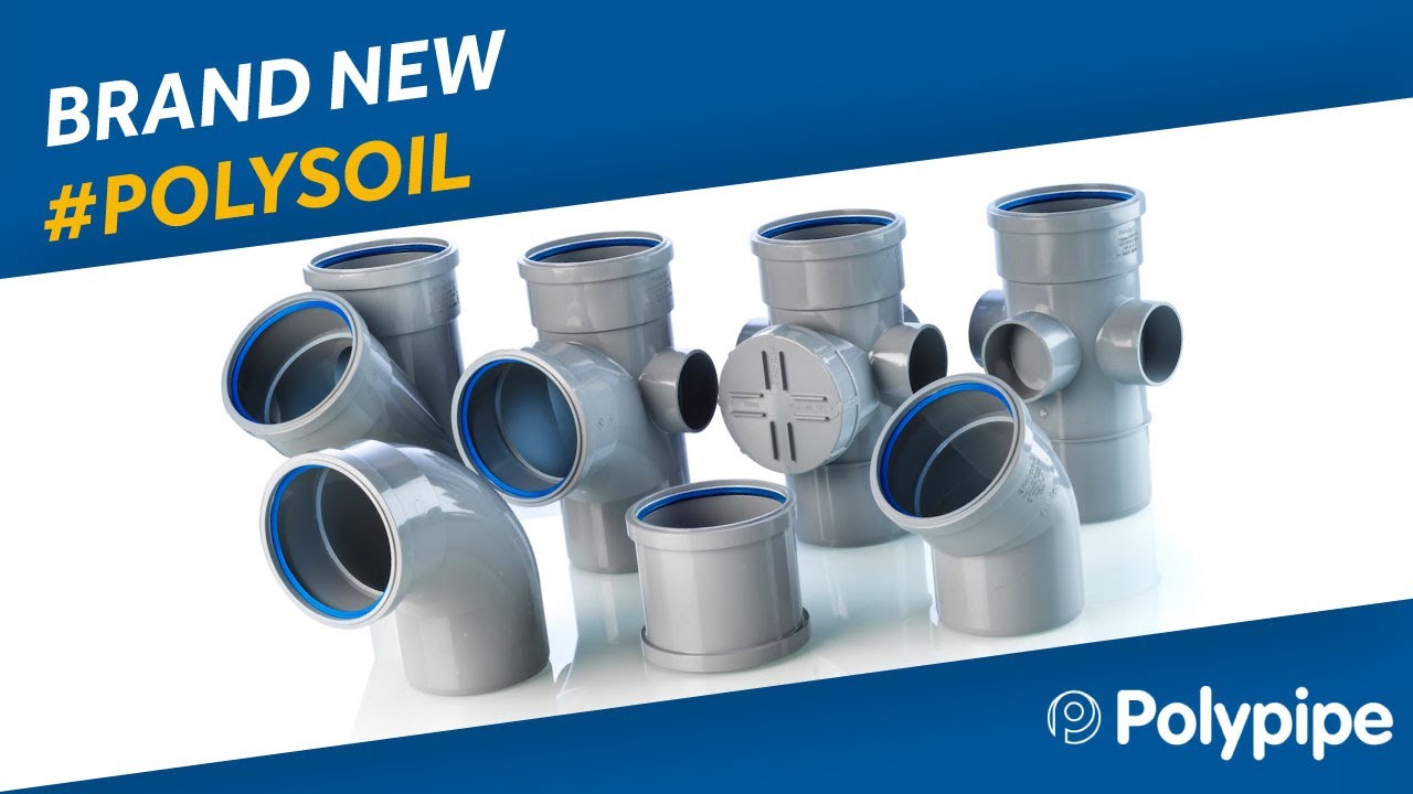 NEW PolySoil Above Ground Drainage Fittings Polypipe Building