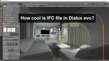 How cool IFC file in Dialux evo?