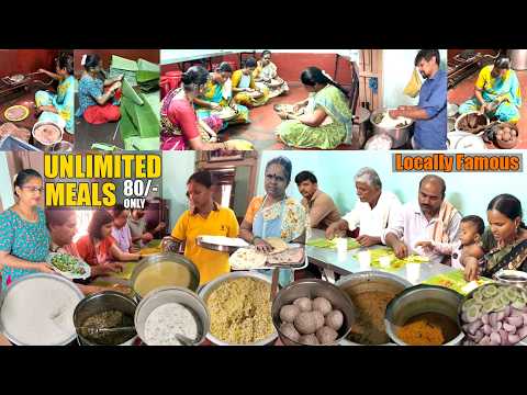 Annapurna Mess From 11 yrs Locally Famous For Banana Leaf Unlimited Lunch | 80/- | Street Food India