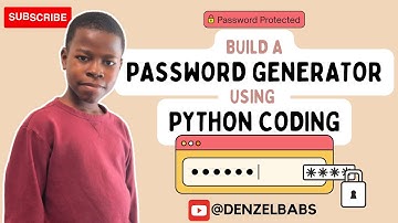 Passwords Generator with Python. #Cybersecurity #passwordgenerator #pythontutorial #programming