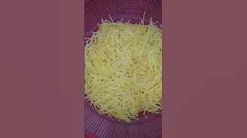 Thumbnail of TIPS GORENG KENTANG AGAR HASILNYA TIDAK NEMPEL DAN BERGUMPAL #shorts
