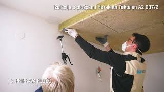 Knauf Insulation - Izolacija stropov garaž in kleti - CLT C1, Heraklith Tektalan