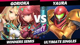 Sumapa 227 Top 8 - Gorioka Pyra Mythra Vs. Yaura Samus Smash Ultimate - Ssbu